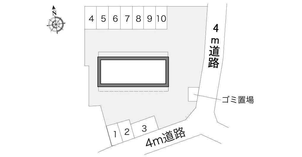 ★手数料０円★入間市仏子　月極駐車場（LP）